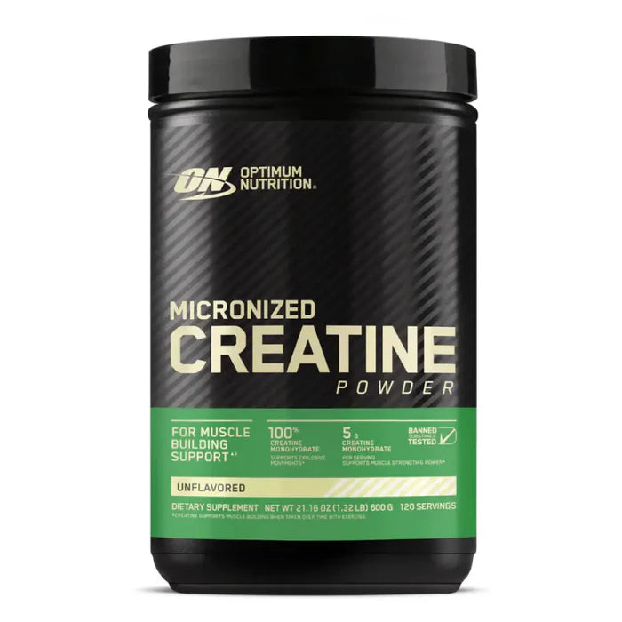 Creatina optimum Nutrition de 120 porciones 600gr