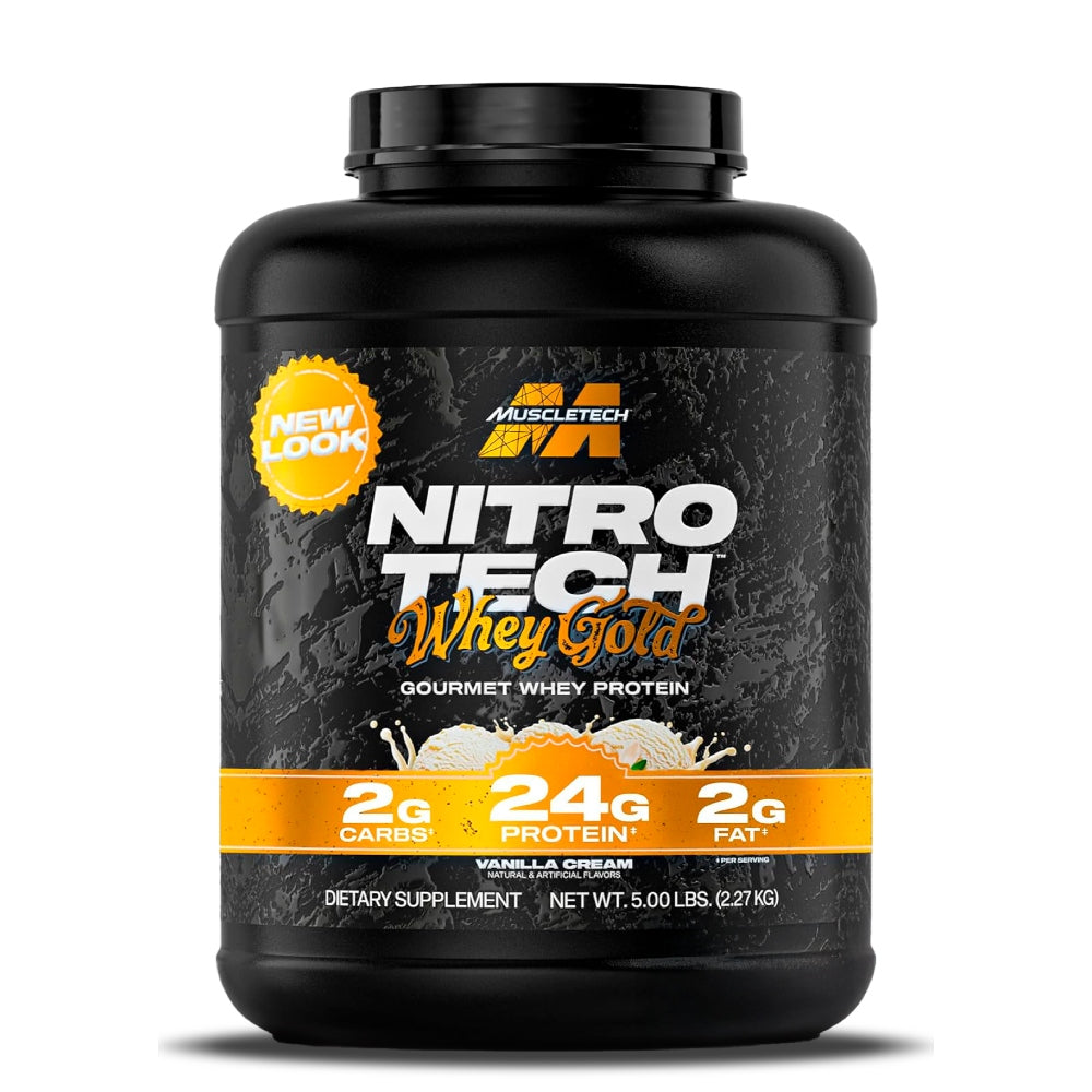 PROTEINA NITRO TECH 100% WHEY GOLD 5 LBS