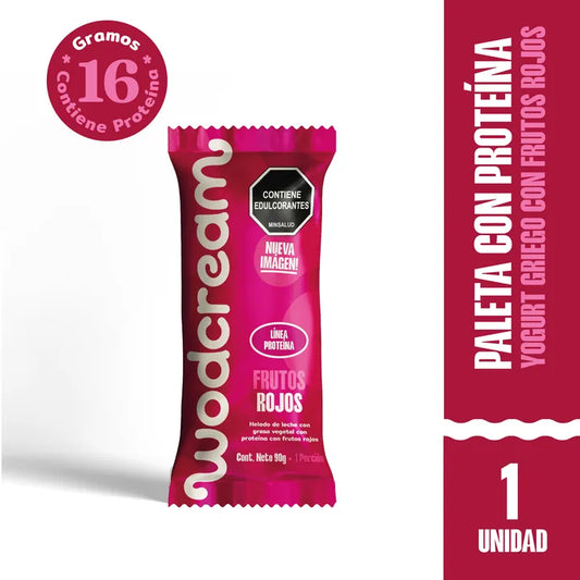 PALETA FRUTOS ROJOS WODCREAM