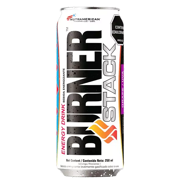 Movilizador Y Preentreno Burnerstack 1serv Lata 250ml Uva