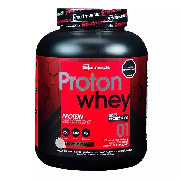 Proton Whey 4lb Summer Vainilla Proteina Limpia Smartmuscle