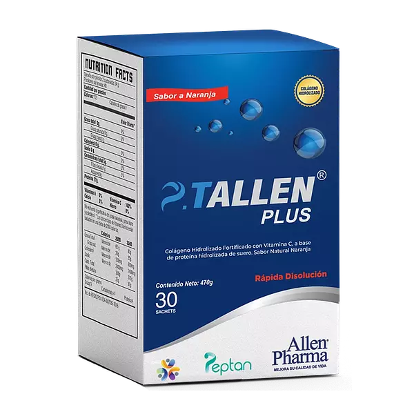 Colageno Efervecente Hidrolizado Tipo 2 Allen Nutricion