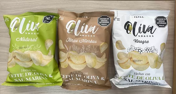 Papas 🥔 Fritas En 🫒 Sal Marina 85gr 🫒 Oliva Snaks