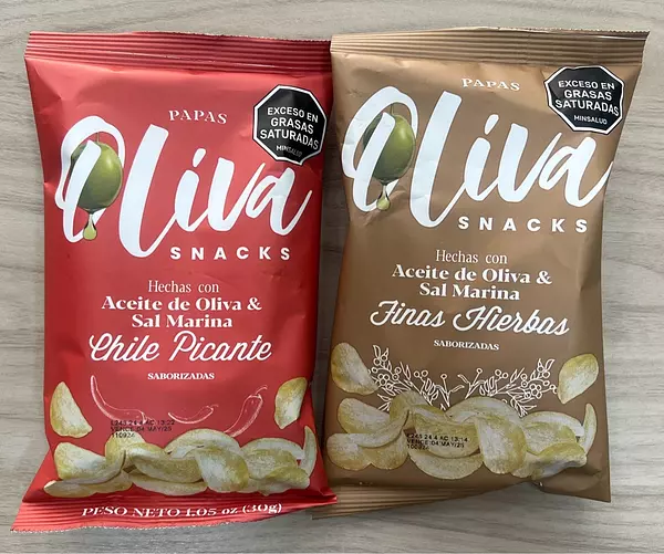 Papas 🥔 Fritas En 🫒 Sal Marina 30gr 🫒 Oliva Snaks